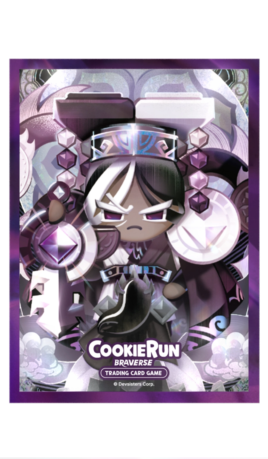 Card Sleeves Glow [Dark Cacao Cookie]