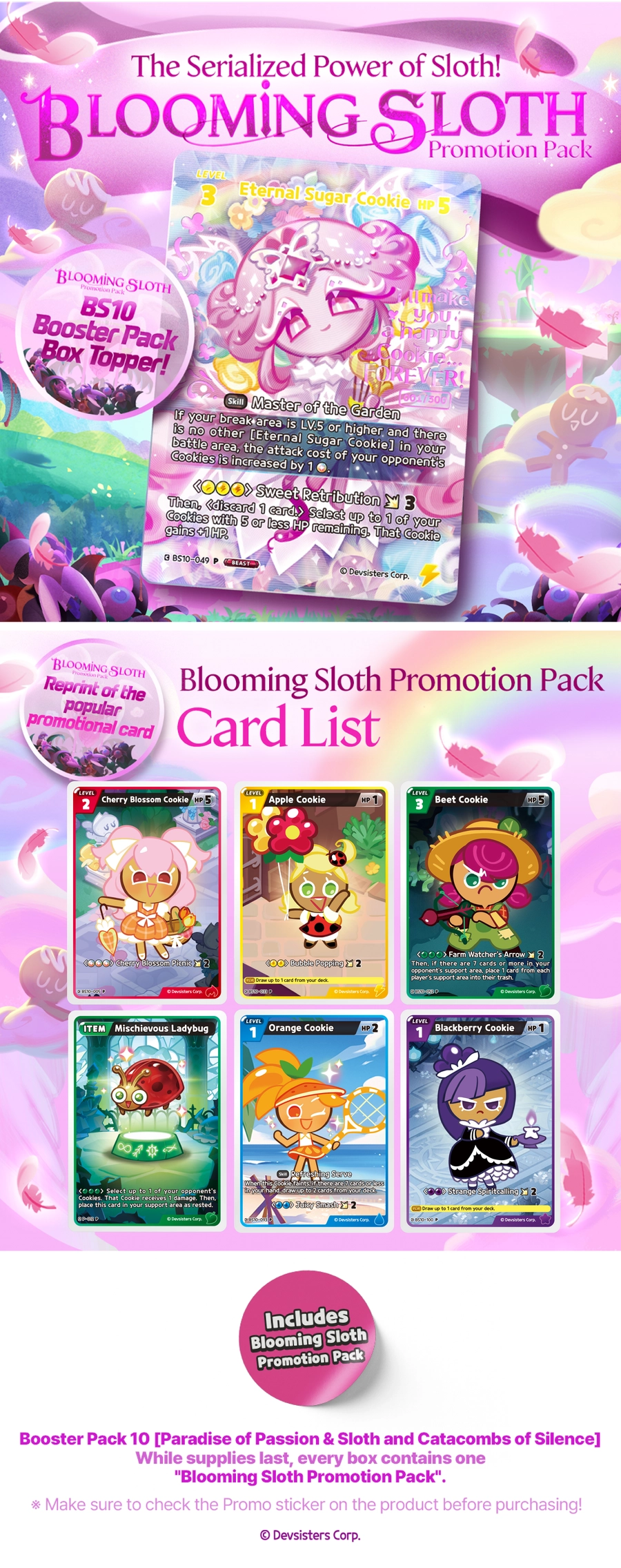 Cách chơi và luật chơi CookieRun Braverse TCG booster pack