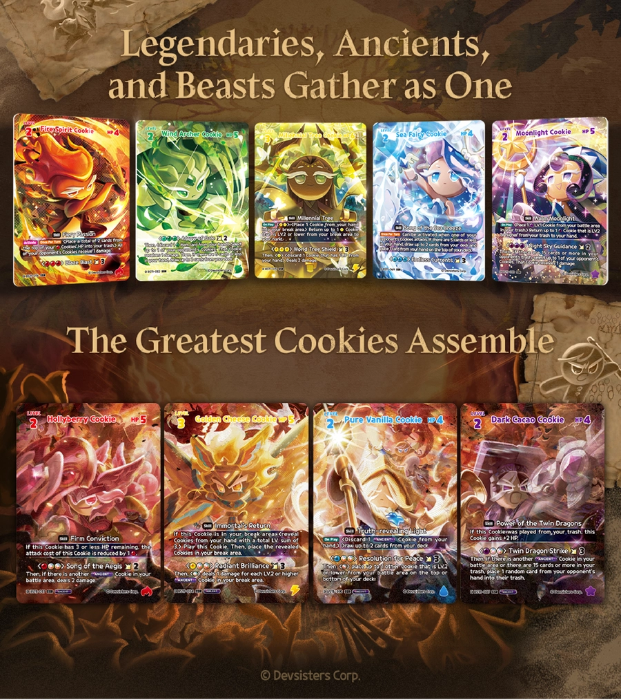 Legendaries, Ancients, and Beasts Gather as One - The Greatest Cookies Assemble