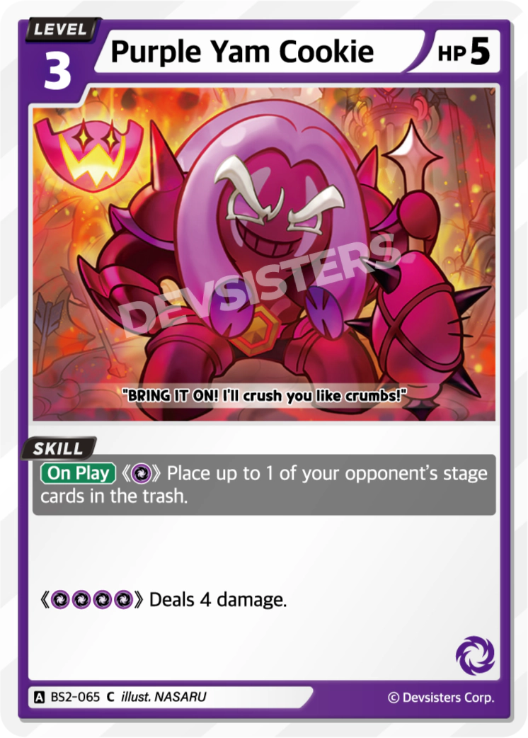 BS2-065 Purple Yam Cookie