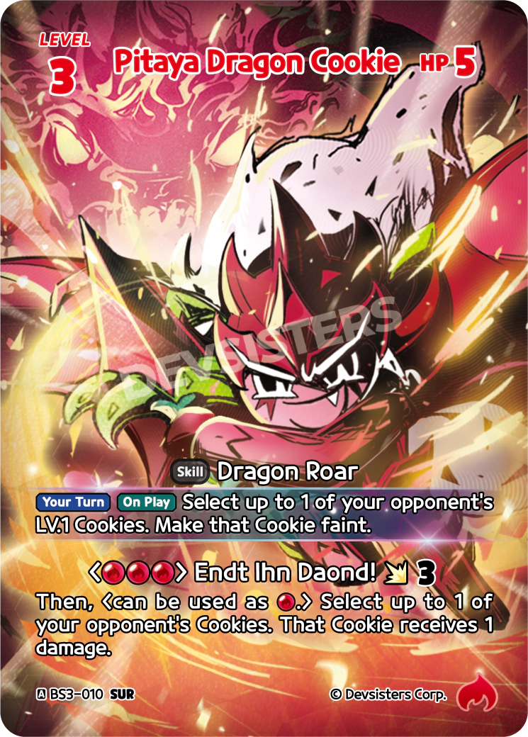BS3-010@1 Pitaya Dragon Cookie
