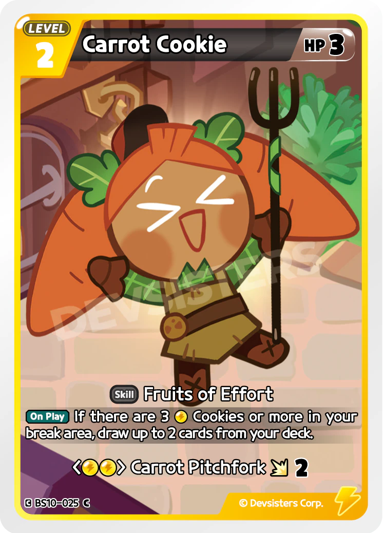BS10-025 Carrot Cookie