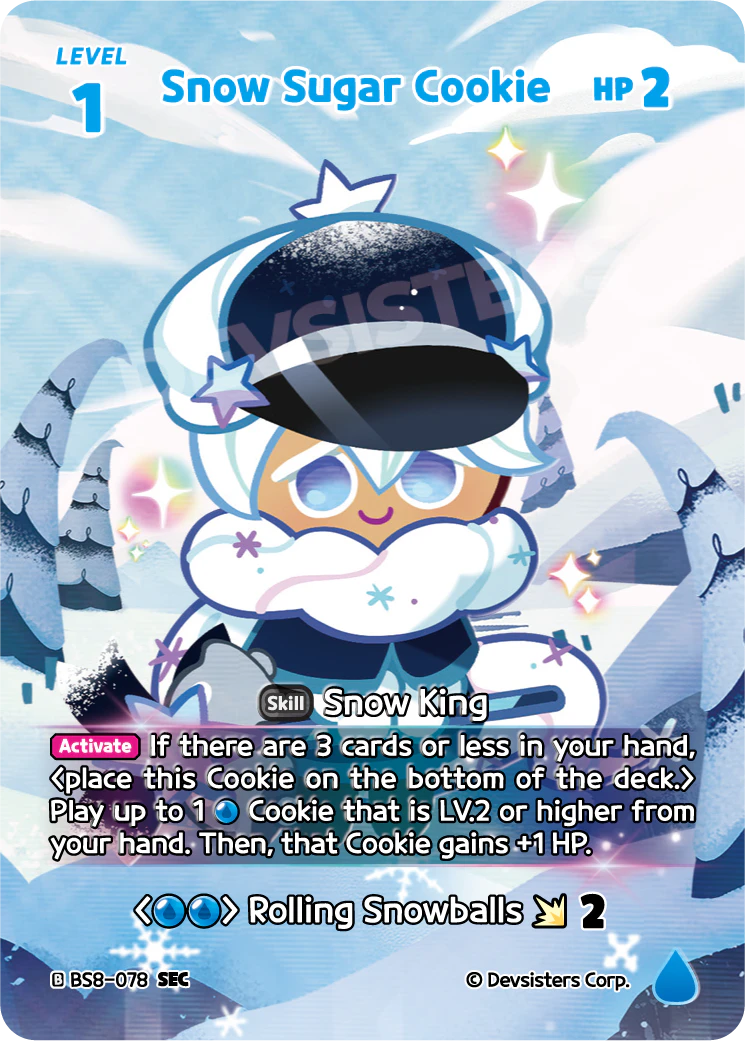 BS8-078@1 Snow Sugar Cookie