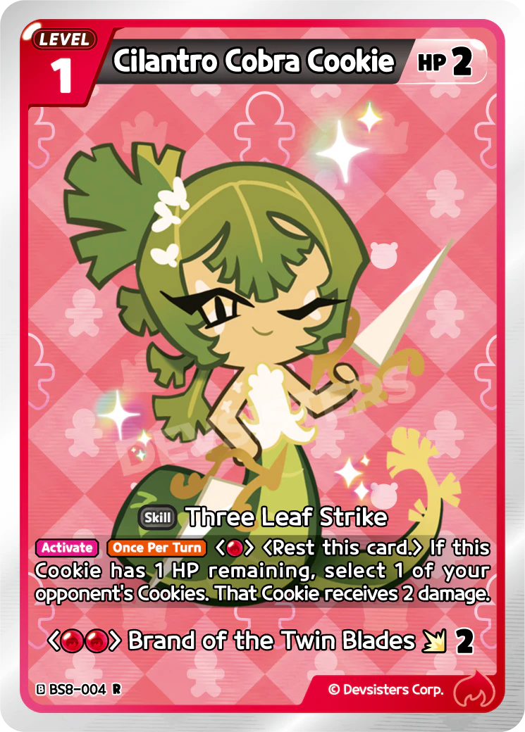 BS8-004 Cilantro Cobra Cookie