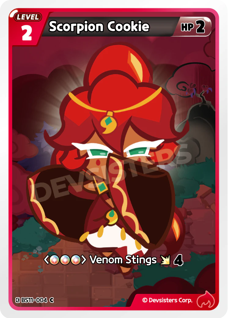 BS11-004 Scorpion Cookie