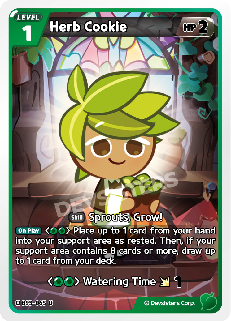 BS3-065 Herb Cookie