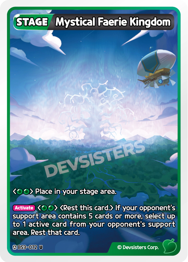 BS3-072 Mystical Faerie Kingdom
