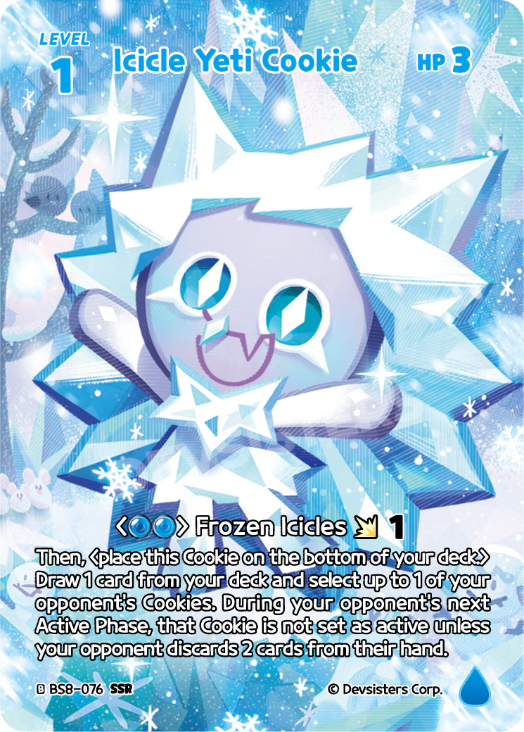 BS8-076@1 Icicle Yeti Cookie