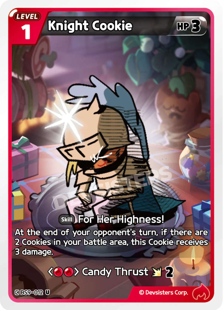 BS9-012@1 Knight Cookie