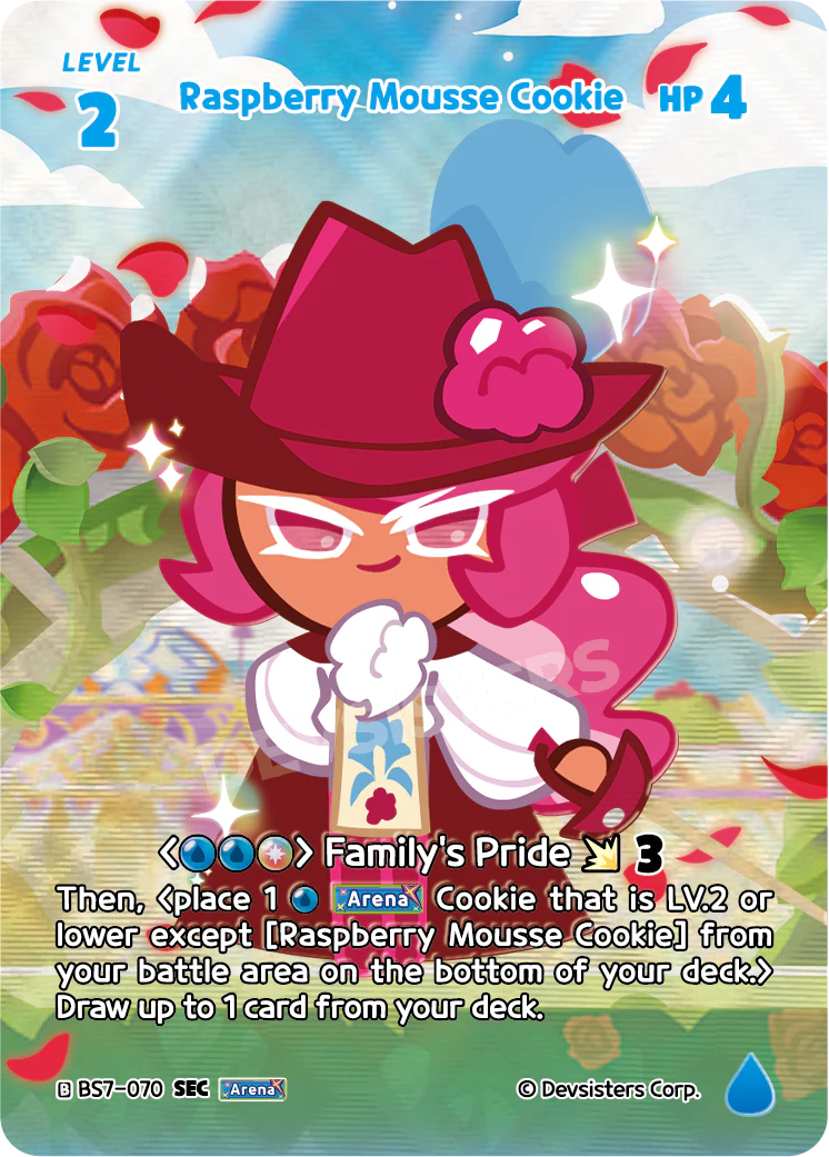BS7-070@1 Raspberry Mousse Cookie