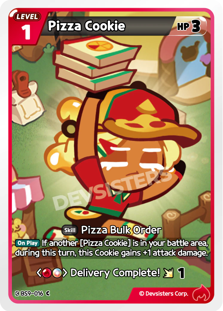 BS9-016 Pizza Cookie