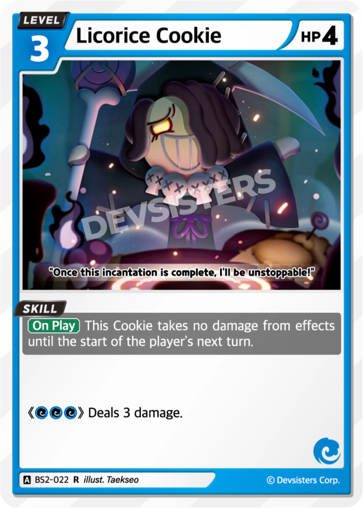 BS2-022 Licorice Cookie