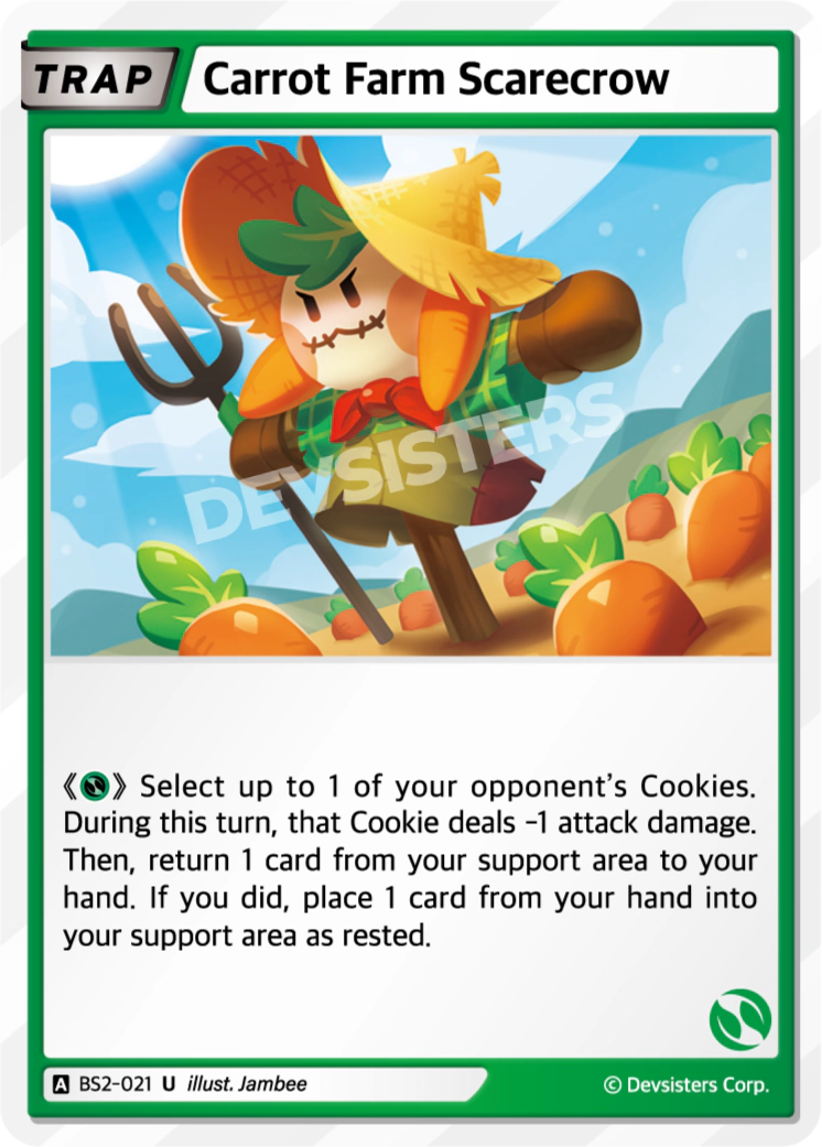 BS2-021 Carrot Farm Scarecrow