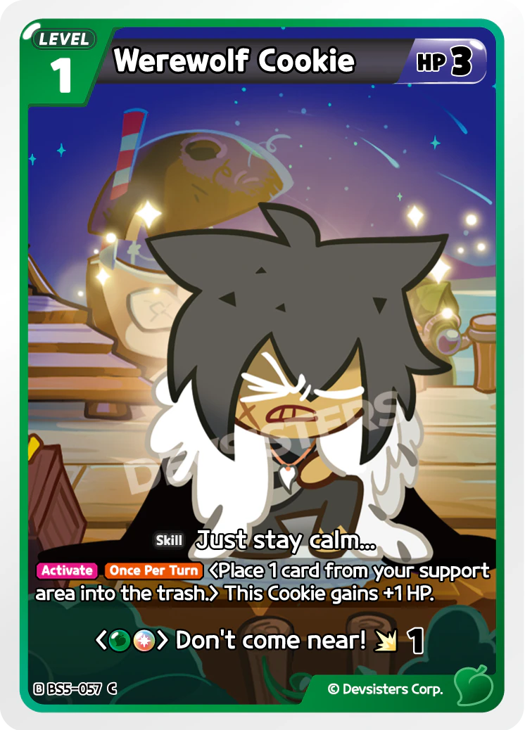 BS5-057 Werewolf Cookie