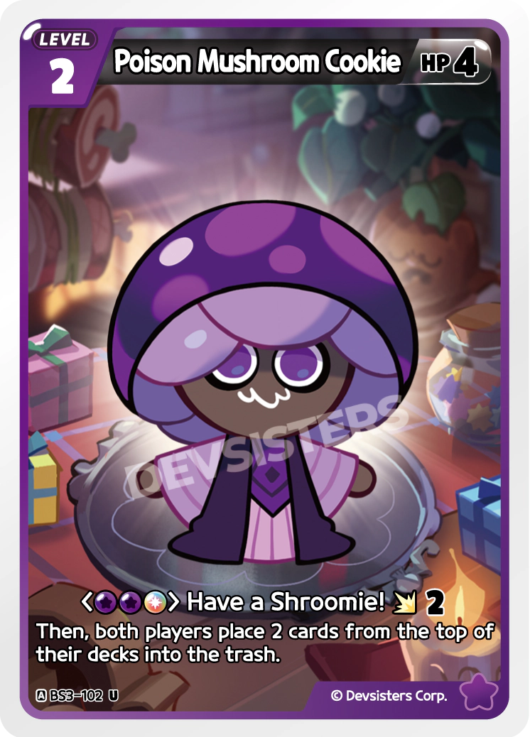 BS3-102 Poison Mushroom Cookie