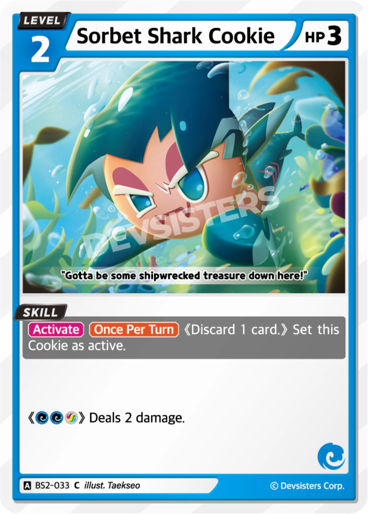 BS2-033 Sorbet Shark Cookie