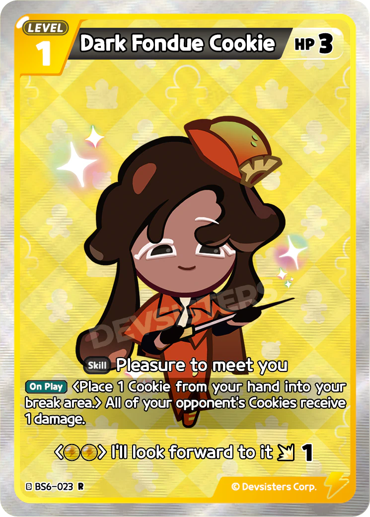BS6-023 Dark Fondue Cookie