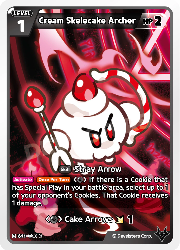 BS11-098 Cream Skelecake Archer