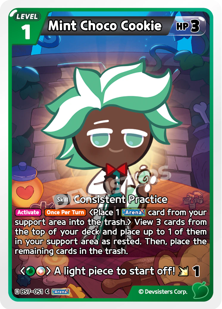 BS7-051 Mint Choco Cookie