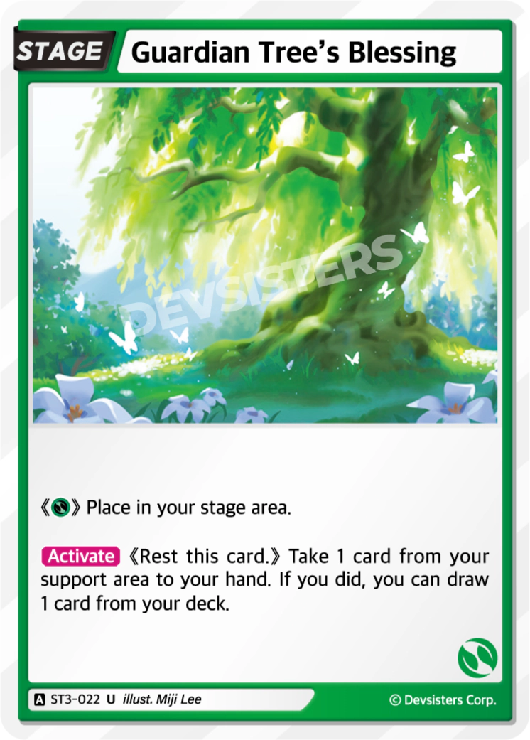 ST3-022 Guardian Tree's Blessing
