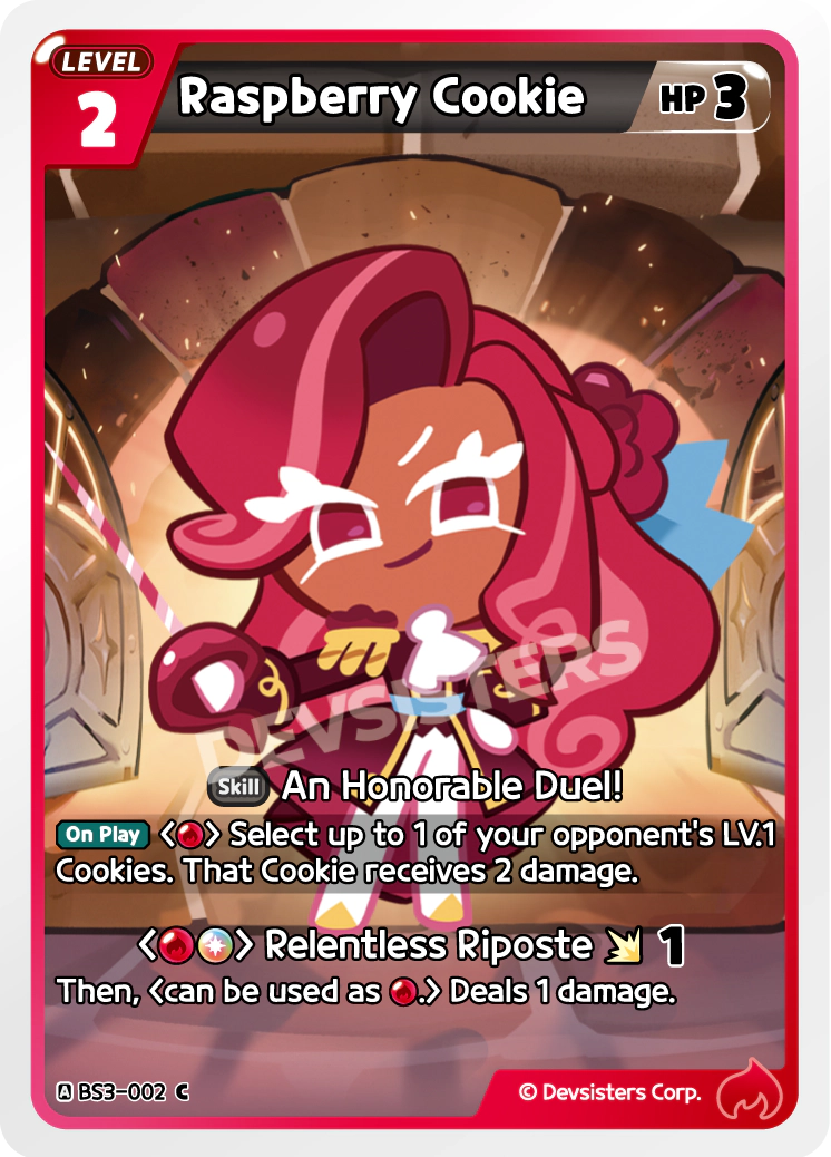 BS3-002 Raspberry Cookie