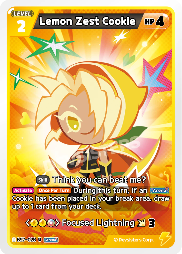 BS7-028 Lemon Zest Cookie