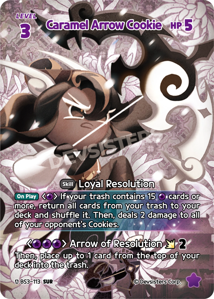 BS3-113@1 Caramel Arrow Cookie