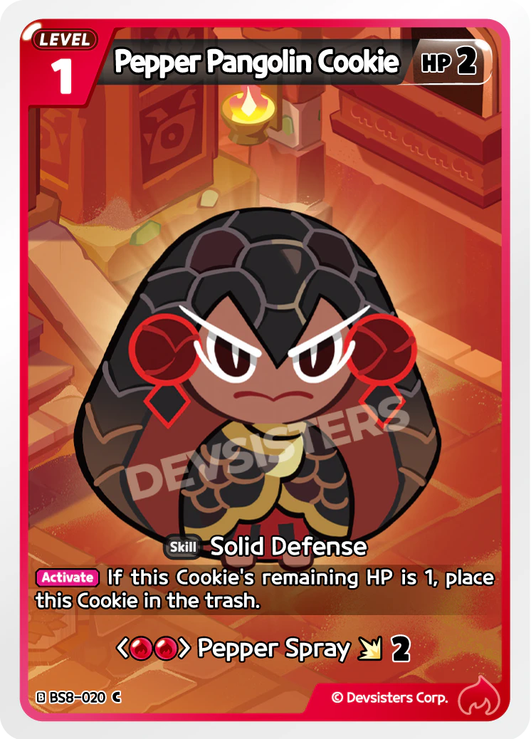 BS8-020 Pepper Pangolin Cookie