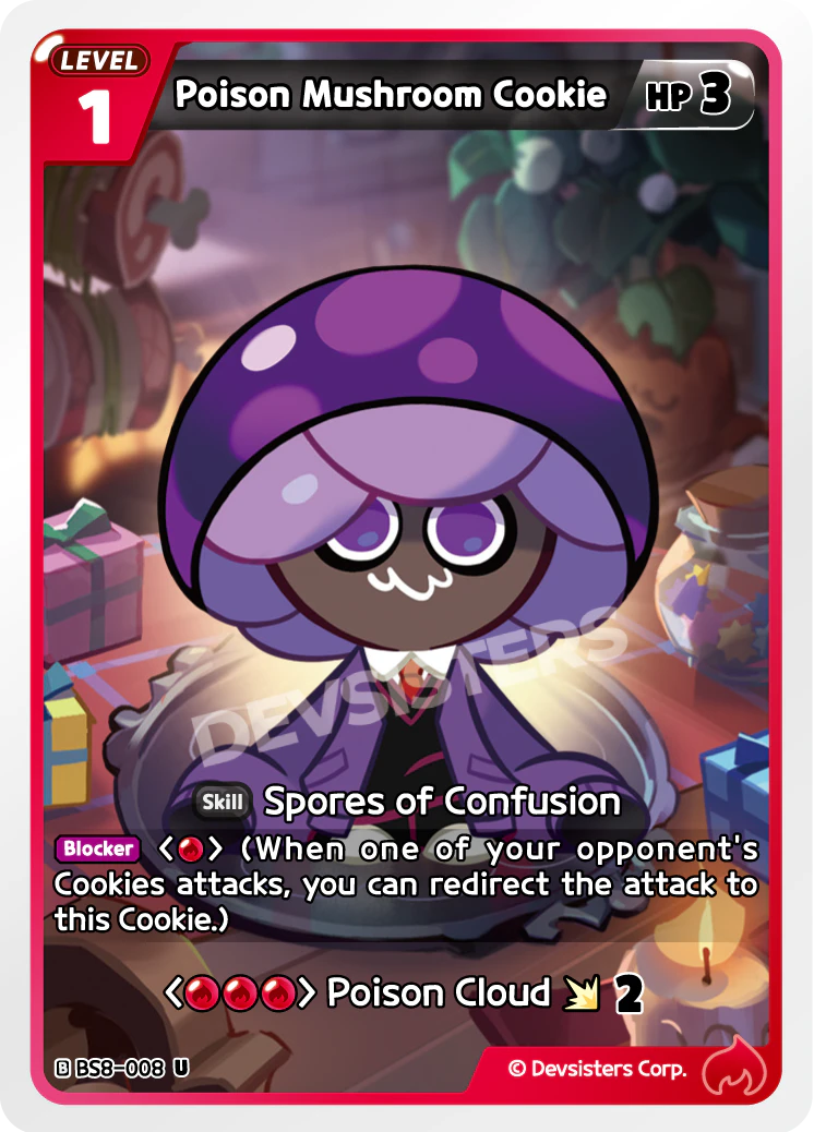 BS8-008 Poison Mushroom Cookie