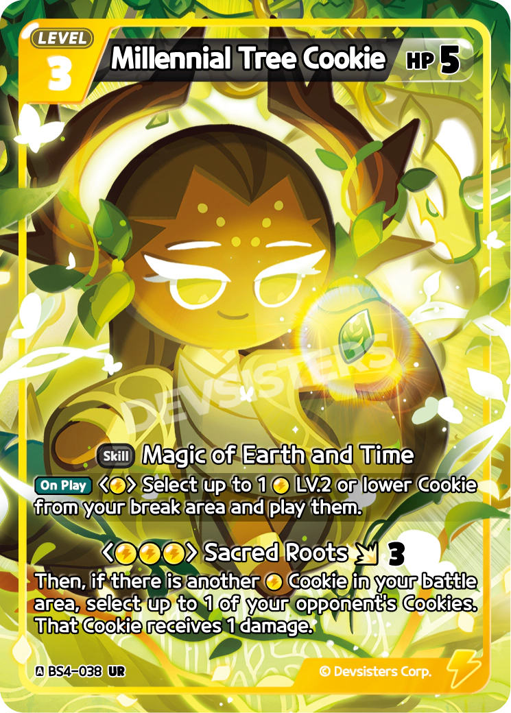 BS4-038 Millennial Tree Cookie