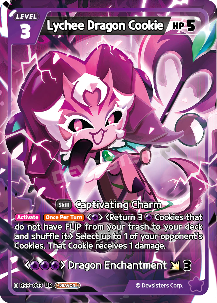 BS5-093 Lychee Dragon Cookie