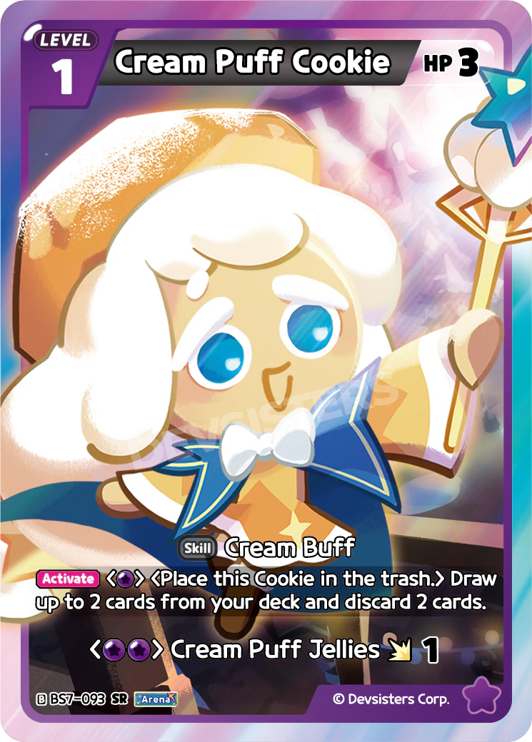BS7-093 Cream Puff Cookie