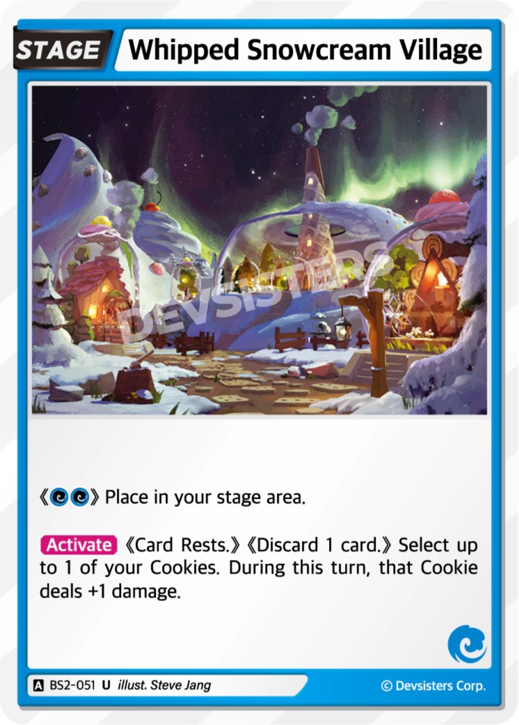 BS2-051 Whipped Snowcream Village