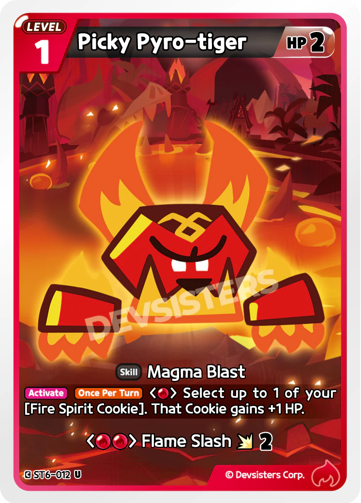 ST6-012 Picky Pyro-tiger