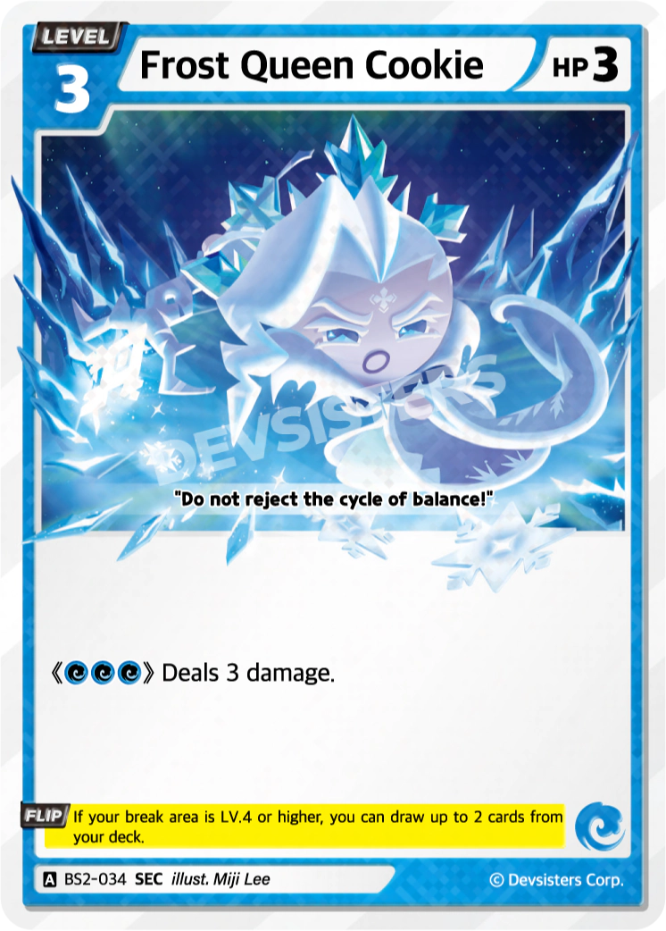 BS2-034@1 Frost Queen Cookie