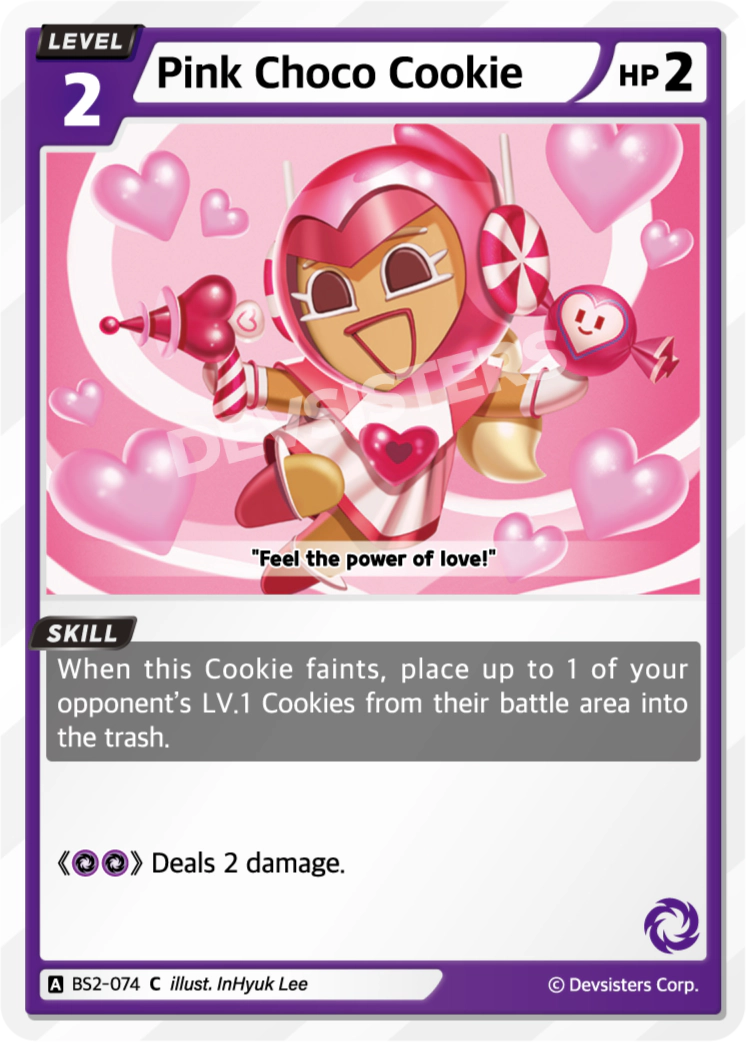 BS2-074 Pink Choco Cookie