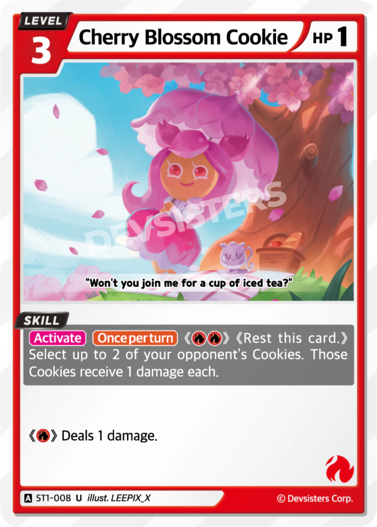 ST1-008 Cherry Blossom Cookie