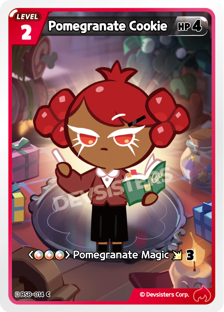 BS8-014 Pomegranate Cookie