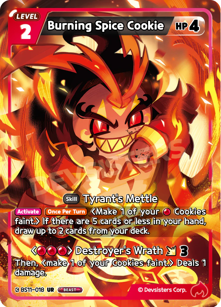 BS11-018 Burning Spice Cookie