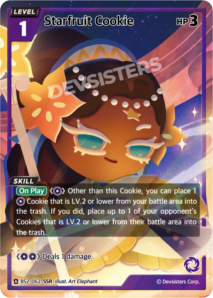BS2-062@1 Starfruit Cookie