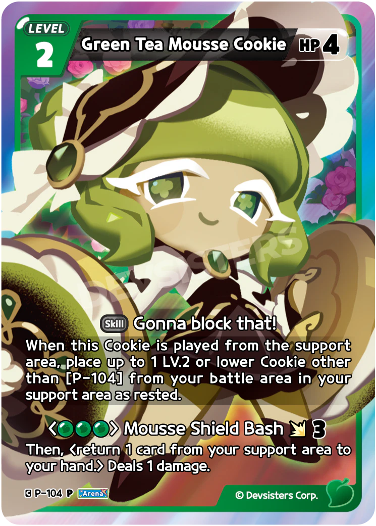 P-104@1 Green Tea Mousse Cookie