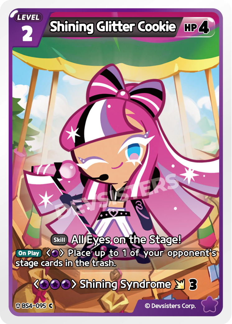 BS4-095 Shining Glitter Cookie