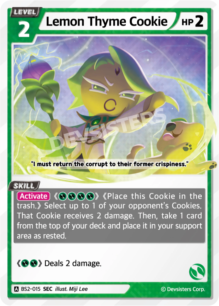BS2-015@1 Lemon Thyme Cookie