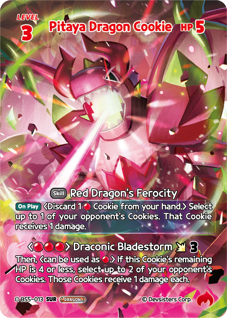 BS5-013@1 Pitaya Dragon Cookie