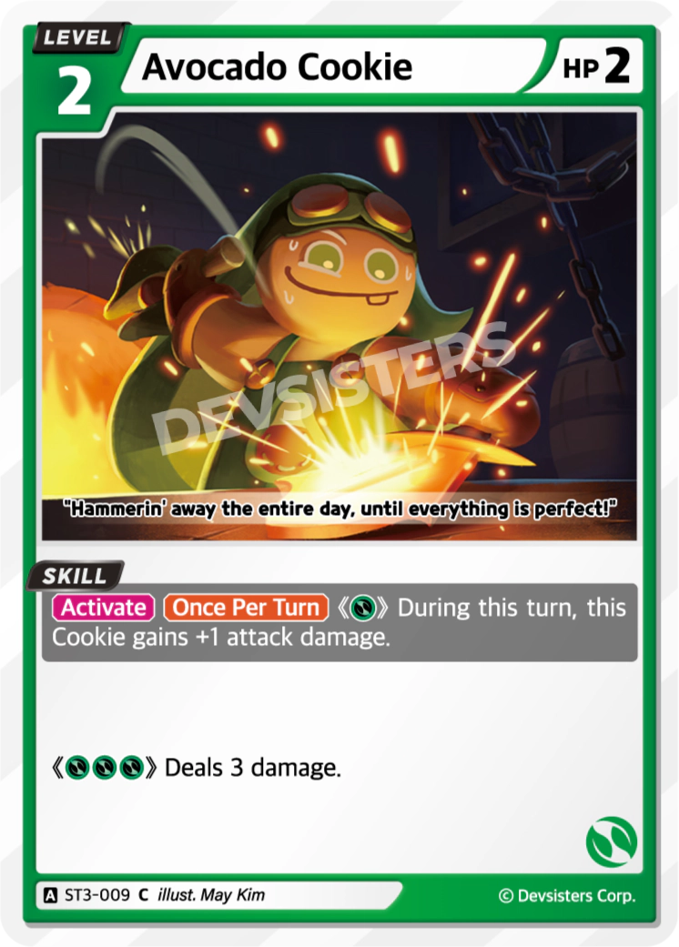 ST3-009 Avocado Cookie