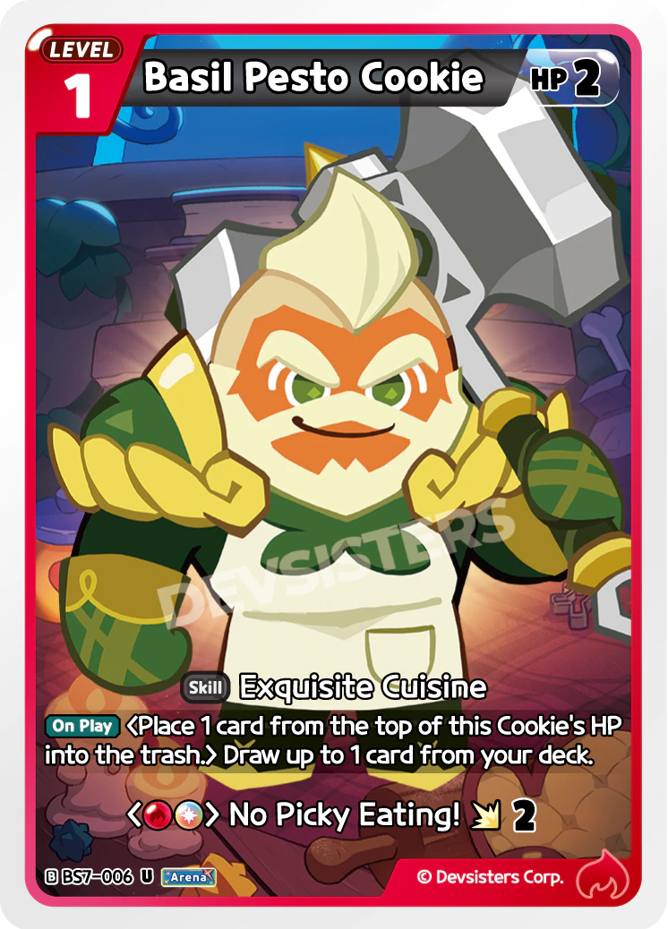 BS7-006 Basil Pesto Cookie