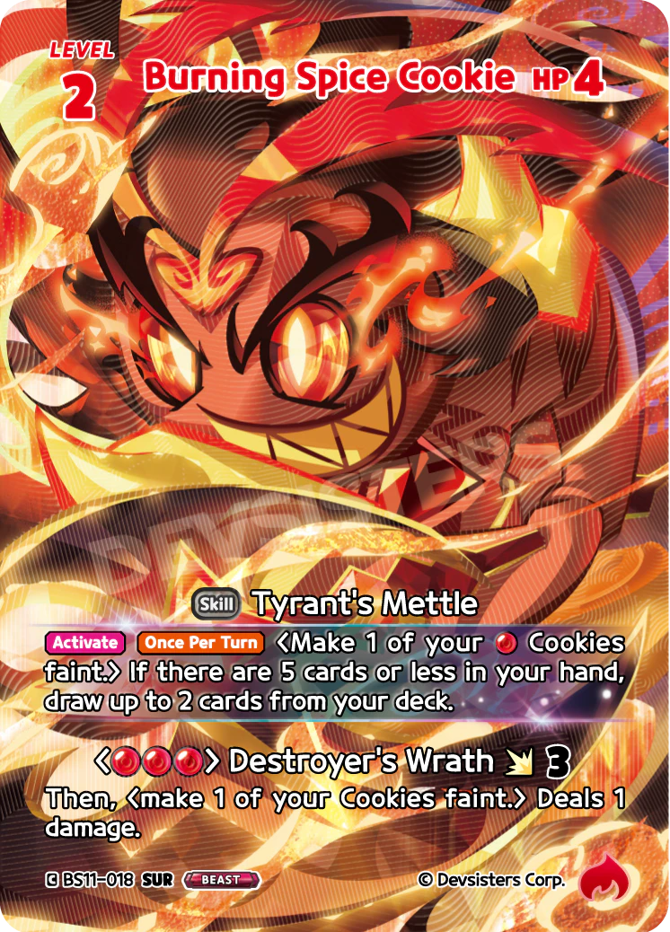 BS11-018@1 Burning Spice Cookie
