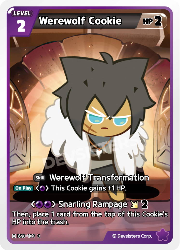 BS3-109 Werewolf Cookie