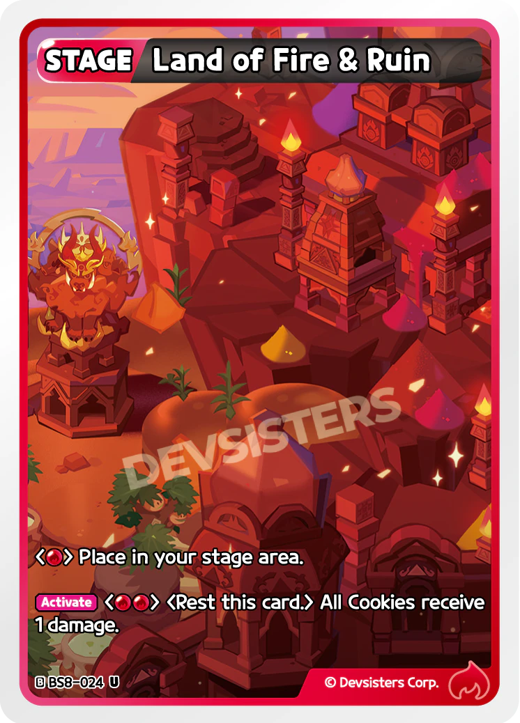 BS8-024 Land of Fire & Ruin