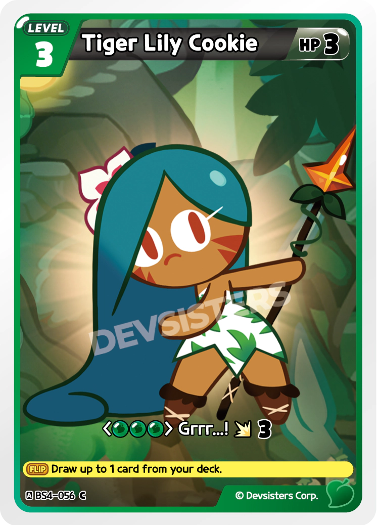 BS4-056 Tiger Lily Cookie